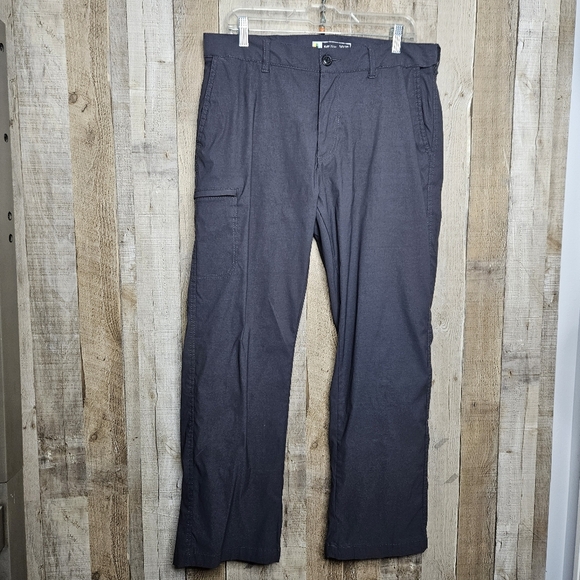 Lib Tech Blue Pants Classic Fit Size 34x30 Hiking Travel Outdoors Zip Pockets - Picture 1 of 10
